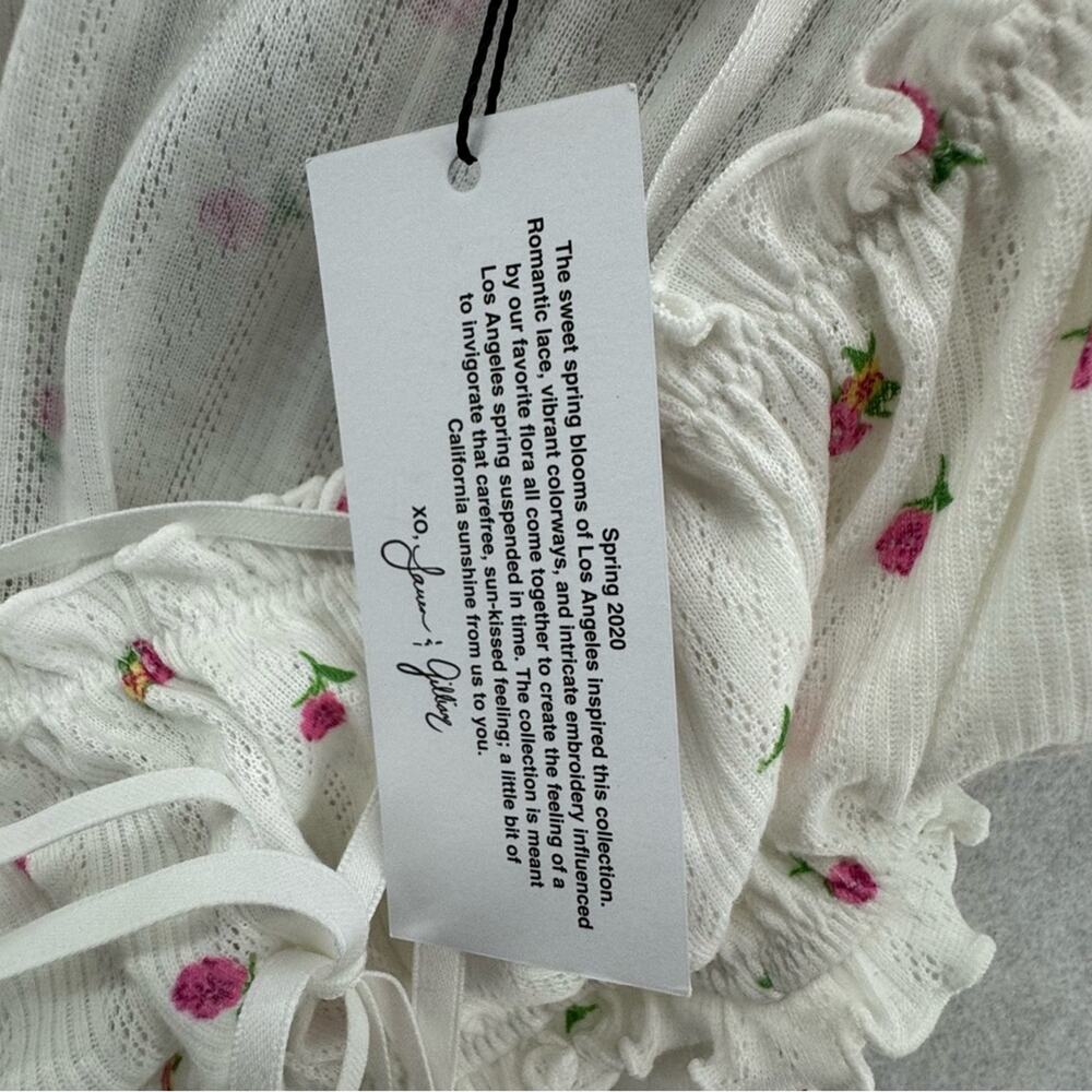 NWT Victoria’s Secret Pink Blossom Pointelle Babydoll Slip Dress size XL - Picture 6 of 7